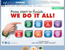 Tablet Screenshot of graphicvisions.com
